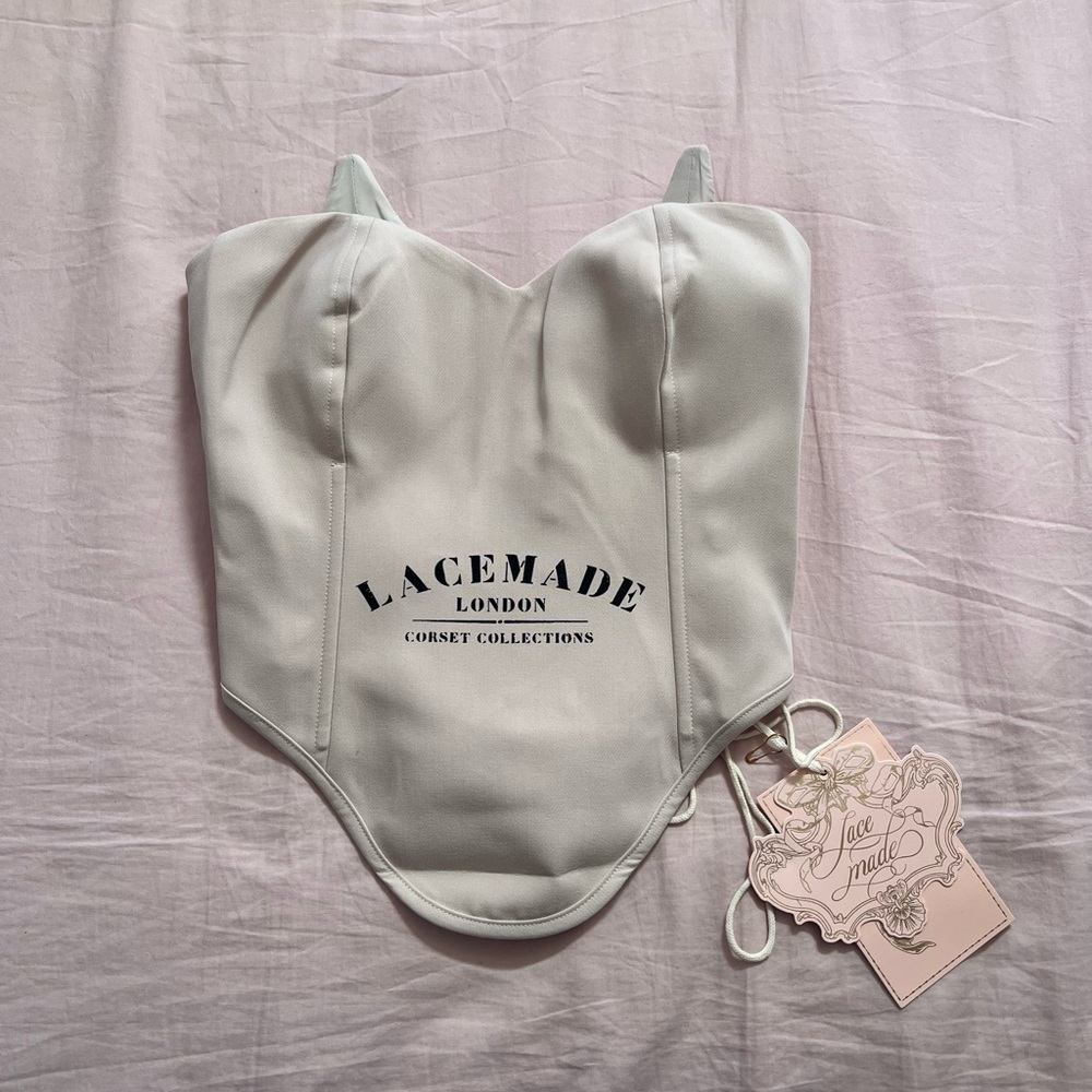 Lacemade London White Tailor Beauty Corset